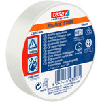 tesa 53988 Professional PVC Electrical Insulation Tape 19mm x 25m - White