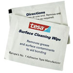 tesa 62992 IPA Surface Cleaning Wipes - 100 Sachets