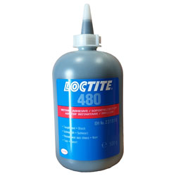 LOCTITE 231018 480 Rubber Toughened Instant Adhesive Black 500g