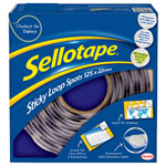 Sellotape 1445181 Sticky Loop Spots 22mm - White - Pack Of 125