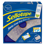 Sellotape 1445179 Sticky Hook Strip 25mm x 12m