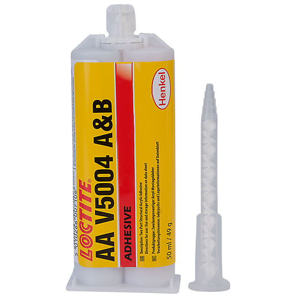 Loctite 1290539 AA V5004 Clear 2 Part MMA Dual Cartridge 50ml Rapid