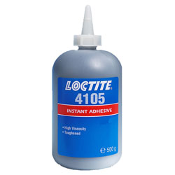 LOCTITE 231970 4105 Black Rubber Toughened Instant Adhesive 500g