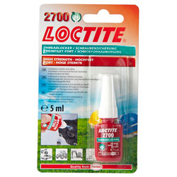 LOCTITE 1960972 2700 Health & Safety Friendly High Strength Threadlocker 5ml