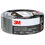 3M 7100158345 All Purpose Duct Tape DT8, Silver, 48 mm x 55 m, 0.2 mm