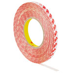 3M 7100226020 Double Coated Tape GPT-020F, Transparent, 12 mm x 50 m