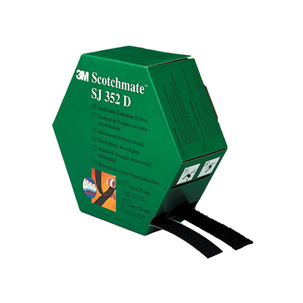 3M 7000070522 Scotchmate™ Reclosable Fasteners SJ-352D, 25 mm x 5 ...