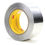 3M 7100053813 Aluminium Foil Tape 425, 50 mm x 55 m, Silver