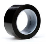 3M 7000048401 Vinyl Tape 471, 50 mm x 33 m, Black