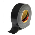 3M 7000111461 Universal High Strength Fabric Tape 389, 50 mm x 50 m, Black