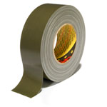 3M 7000111474 Universal High Strength Fabric Tape 389, 50 mm x 50 m, Olive