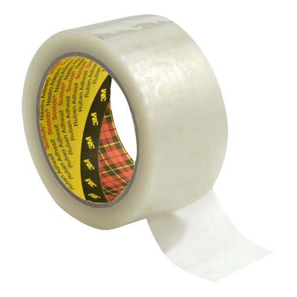 3M 7000095476 General Purpose Box Sealing Tape 371, 50 mm x 66 m, ...