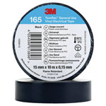 3M 165BK1E Temflex™ 165 Electrical Tape Black 10 m x 15 mm 1 pc