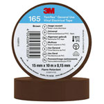 3M 165BR1E Temflex™ 165 Electrical Tape Brown 10 m x 15 mm 1 pc