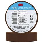 3M 165BR6E Temflex™ 165 Electrical Tape Brown 25 m x 19 mm 1 pc