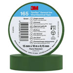 3M 165GR1E Temflex™ 165 Electrical Tape Green 10 m x 15 mm 1 pc