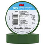 3M 165GR6E Temflex™ 165 Electrical Tape Green 25 m x 19 mm 1 pc