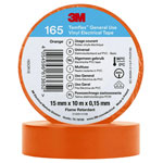 3M 165OR1E Temflex™ 165 Electrical Tape Orange 10 m x 15 mm 1 pc