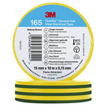 3M 165YG1E Temflex™ 165 Electrical Tape Yellow 10 m x 15 mm 1 pc