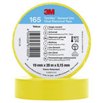 3M 165YL5E Temflex™ 165 Electrical Tape Yellow 20 m x 19 mm 1 pc