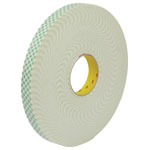3M 40261910 4026 Double Coated Urethane Foam Tape White 10 m x 19 mm 1 pc