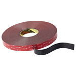 3M 5925F/1933 VHB™ Tape 5925F, Black, 19 mm x 33 m, 0.6 mm