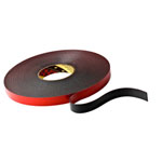 3M 5952F/1233 VHB™ Tape 5952F, Black, 12 mm x 33 m, 1.1 mm