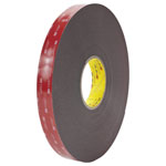 3M 5962F/1233 VHB™ Tape 5962F, Black, 12 mm x 33 m, 1.6 mm