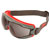 3M GG502SGAF Goggle Gear 500 Safety Goggles Anti-Fog Coating Red Grey
