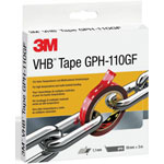 3M GPH-110F19-3 VHB™ Tape GPH-110GF, Grey, 19 mm x 3 m, 1.1 mm