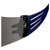 3M SF102AF-BLU SecureFit Safety Glasses Anti-Fog Anti-Scratch Coating Blue