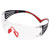 3M SF401SGAF-RED Safety Glasses Anti-Fog Coating Red Grey
