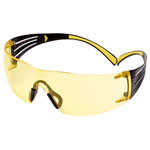 3M SF403SGAF-YEL Safety Glasses Anti-Fog Coating Yellow Black