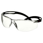 3M SF501ASP-BLK SecureFit Safety Glasses Anti-Scratch Coating Black