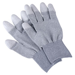 Antistat 109-0911 ESD Carbon PU Tip Glove - Large - Pair