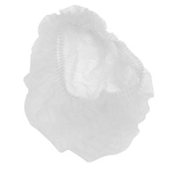 Integrity® 600-3033 Cleanroom Bouffant Style Pleated Mob Caps-White ...