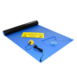 Antistat 069-0002 Work Station Kit - Blue UK Version Mat Size 600 x 1200mm