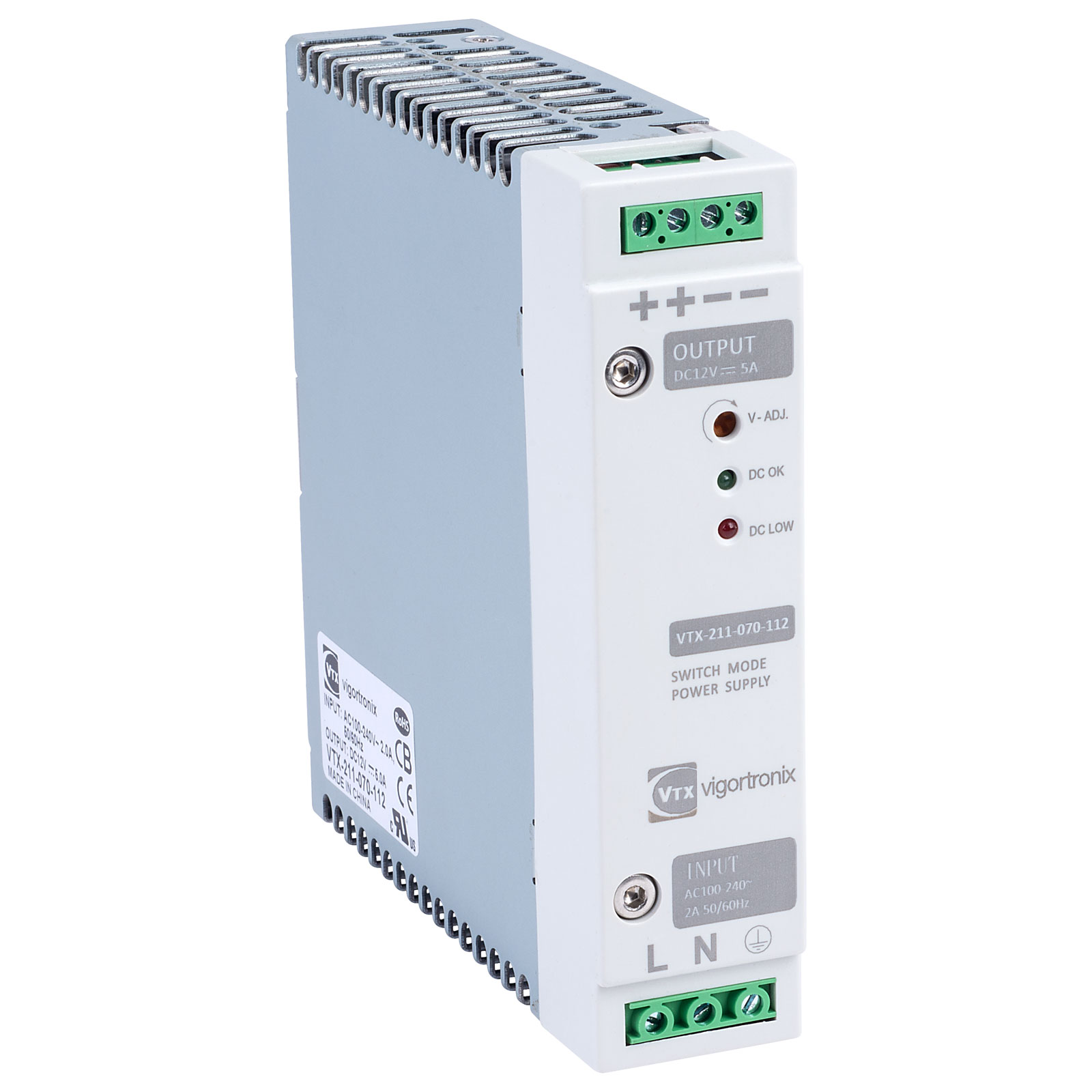 Rs Pro Rs Pro Switch Mode Din Rail Power Supply 230v Ac 8405