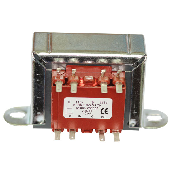 Image of Blore Bowron A3051 Chassis Transformer 2x115V 12VA 6V+6V