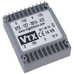 Vigortronix VTX-127-3914-412 Low Profile Encapsulated Transformer 14VA 0-12V x 2