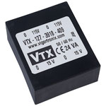 Vigortronix VTX-127-3918-409 Low Profile Encapsulated Transformer 18VA 0-9V