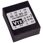 Vigortronix VTX-127-3918-412 Low Profile Encapsulated Transformer 18VA 0-12V