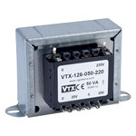 Vigortronix VTX-126-050-220 Chassis Transformer 230V 50VA 20V+20V