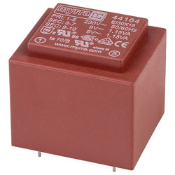 Myrra 44164 EI30 Encapsulated PCB Transformer 230V 2.3VA 0-9V 0-9V