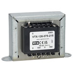Vigortronix VTX-126-075-215 Chassis Mount Transformer 230V 75VA 15V+15V