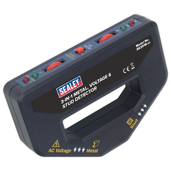 Sealey AK2018 Metal, Voltage & Stud Detector 3-in-1