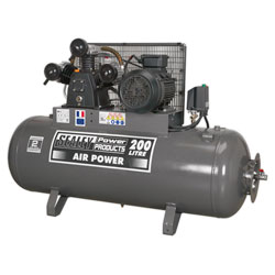 Sealey SAC32055B Compressor 200ltr Belt Drive 5.5hp