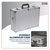 Sealey AP603 Tool Case Aluminium Square Edges