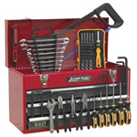 Sealey AP9243BBCOMBO Portable Tool Chest 3 Drawer - BB Runners + 93pcs Tool Kit