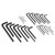 Sealey AP9243BBCOMBO Portable Tool Chest 3 Drawer - BB Runners + 93pcs Tool Kit